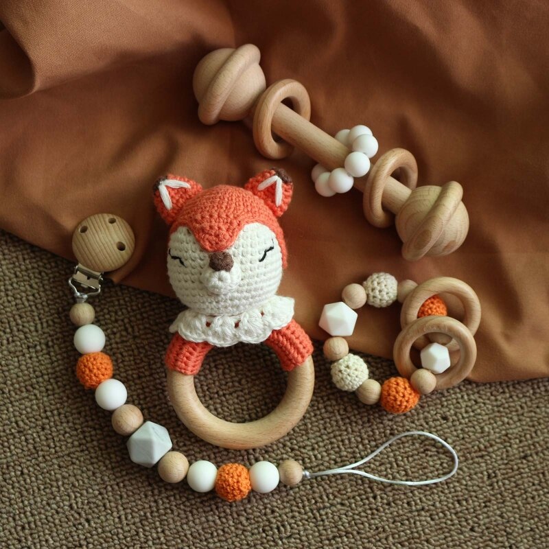 Wooden Animal Newborn Set