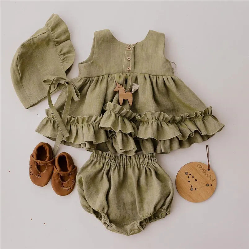 Ruffle Top and Bloomers Set