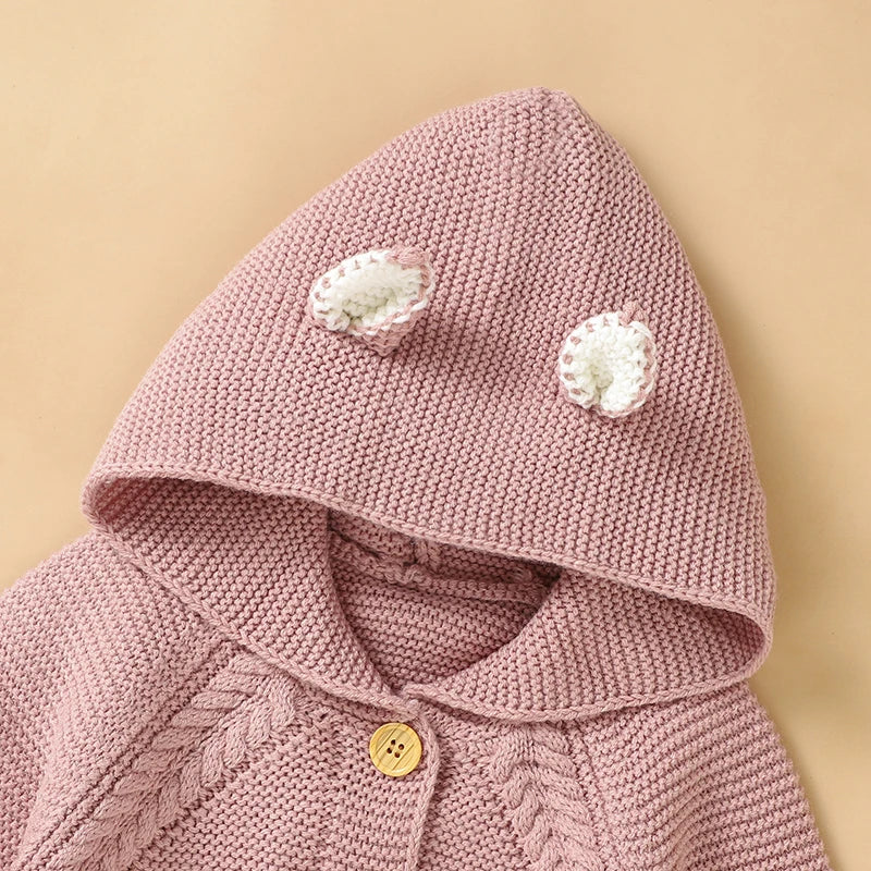 Knitted Hooded Romper