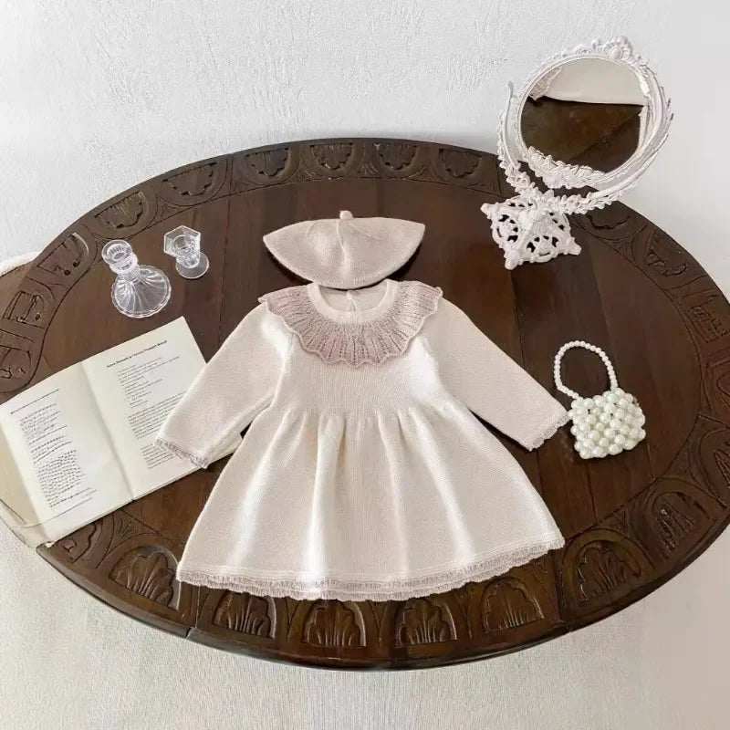 Knitted Pretty Collar Dress