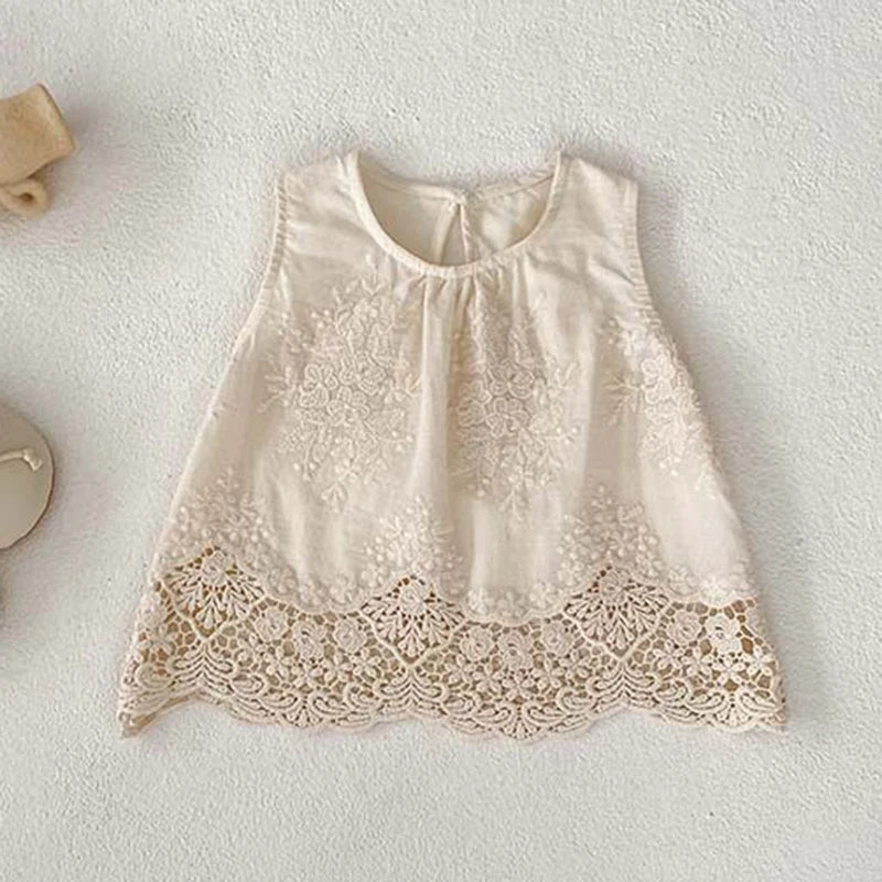 Belle Lace Top and Cropped Trouser Set