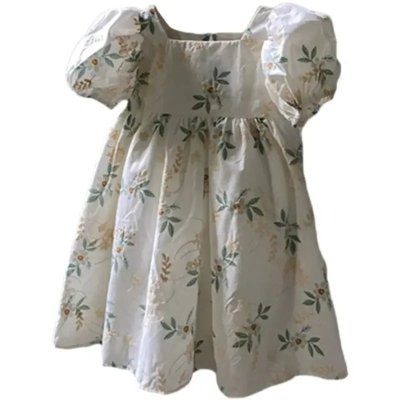 Puff Sleeve Floral Summer Dress