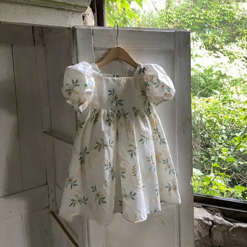 Puff Sleeve Floral Summer Dress