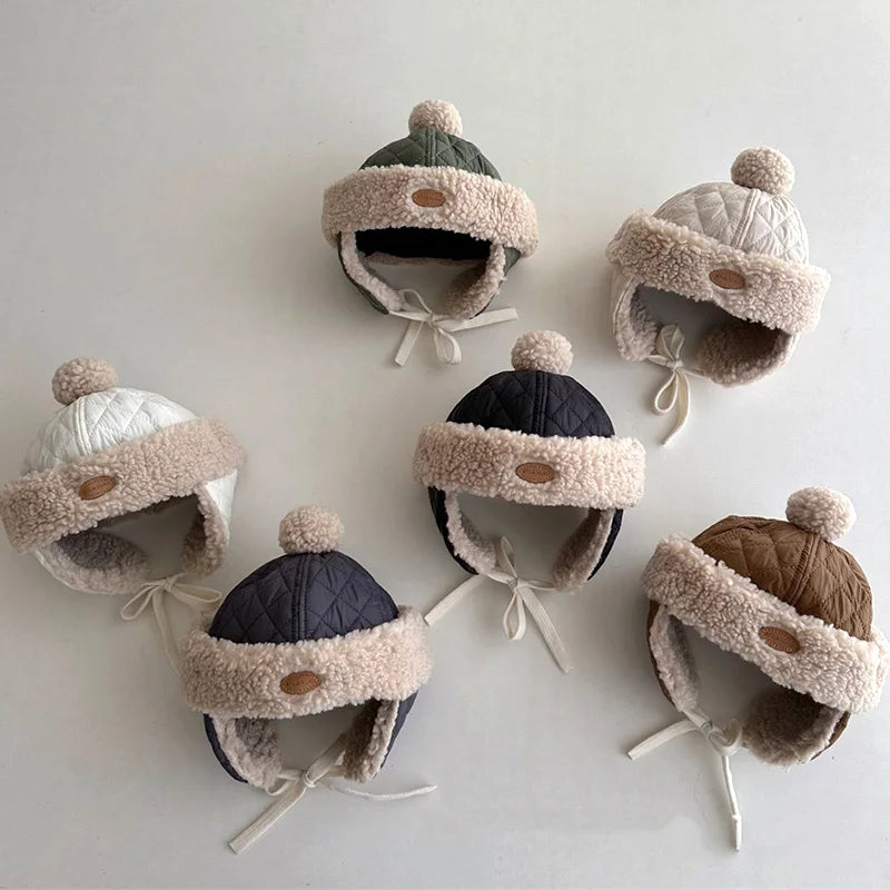 Winter Earflap Beanie Hat