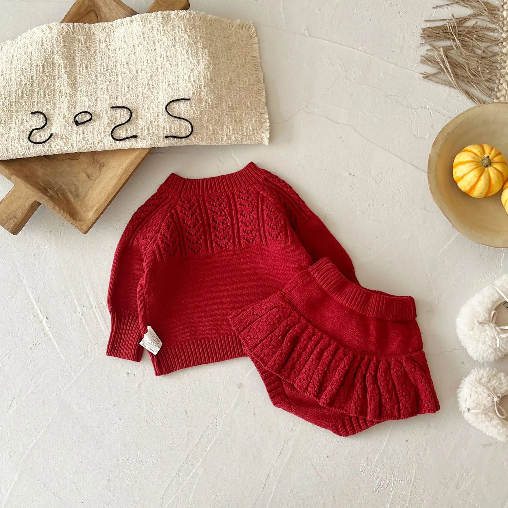 Bauble Baby Knit Set
