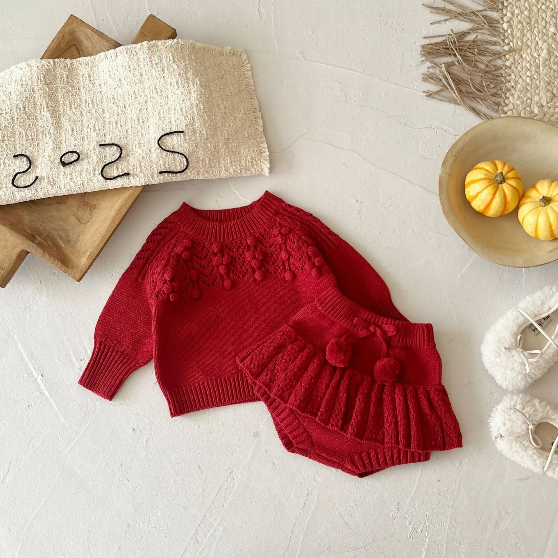 Bauble Baby Knit Set