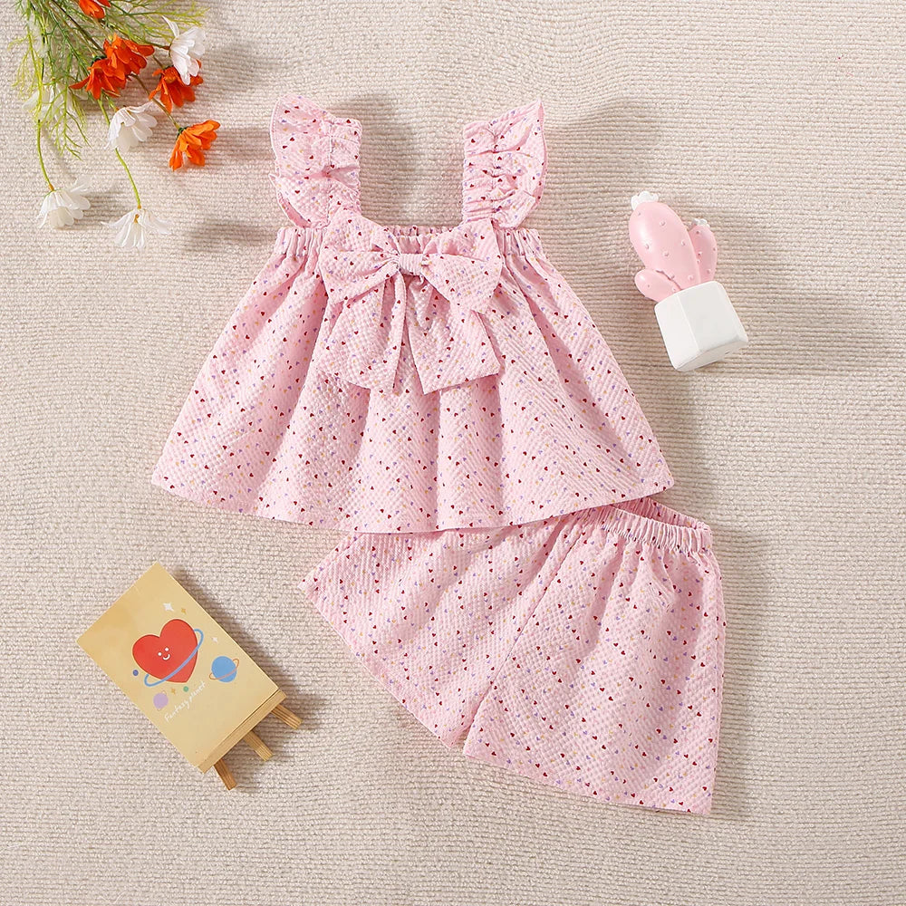 Love Polka Dot Two-Piece Set