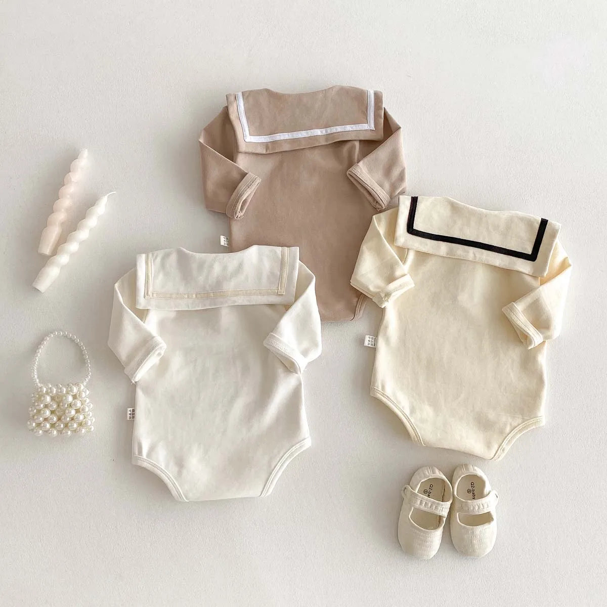 Sailor Collar Romper
