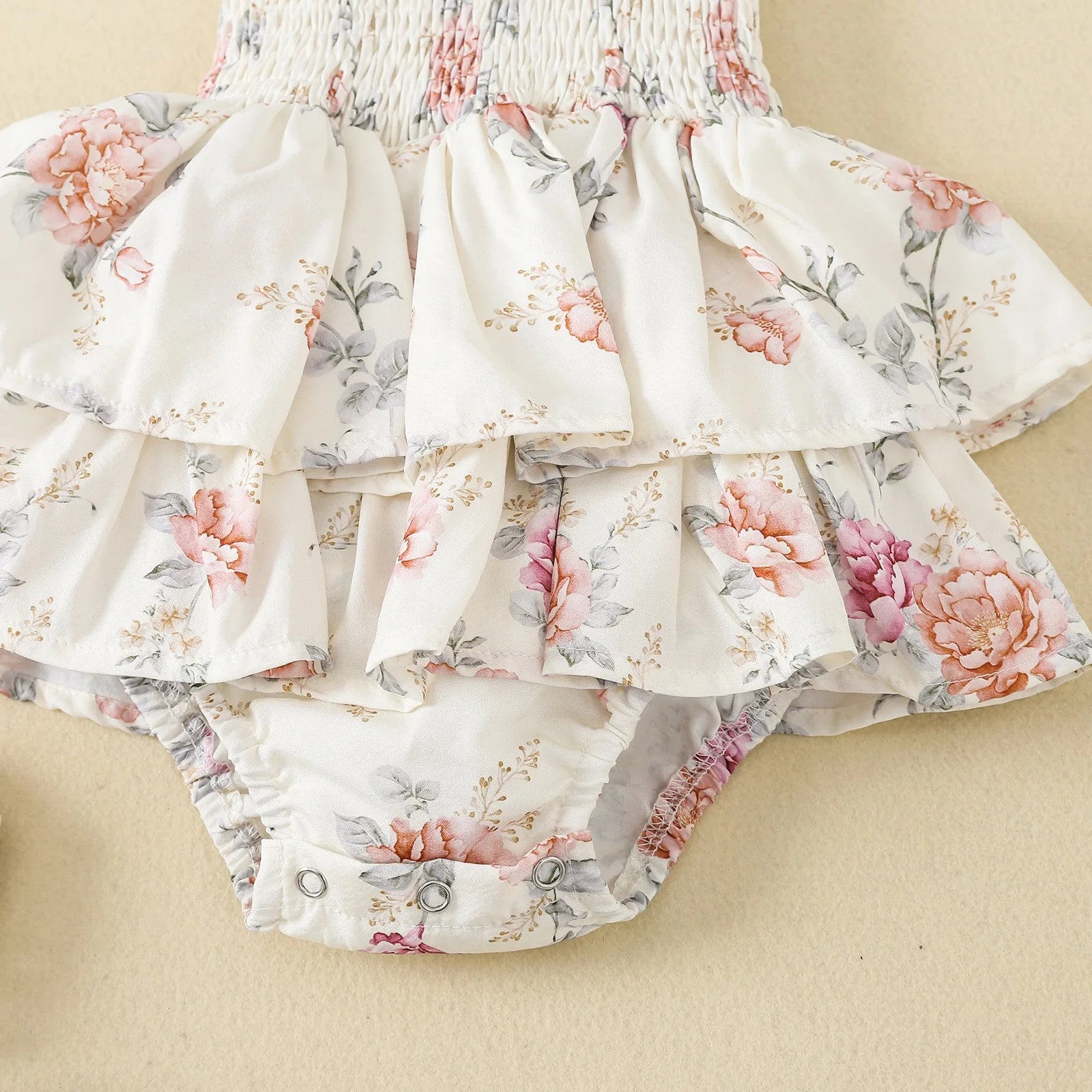 Tutu Floral Ruffle Romper