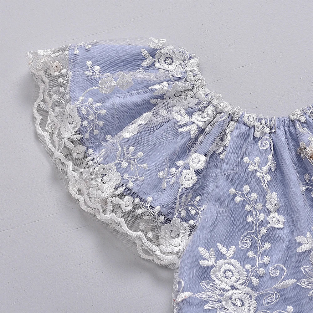 Lace Baby Romper