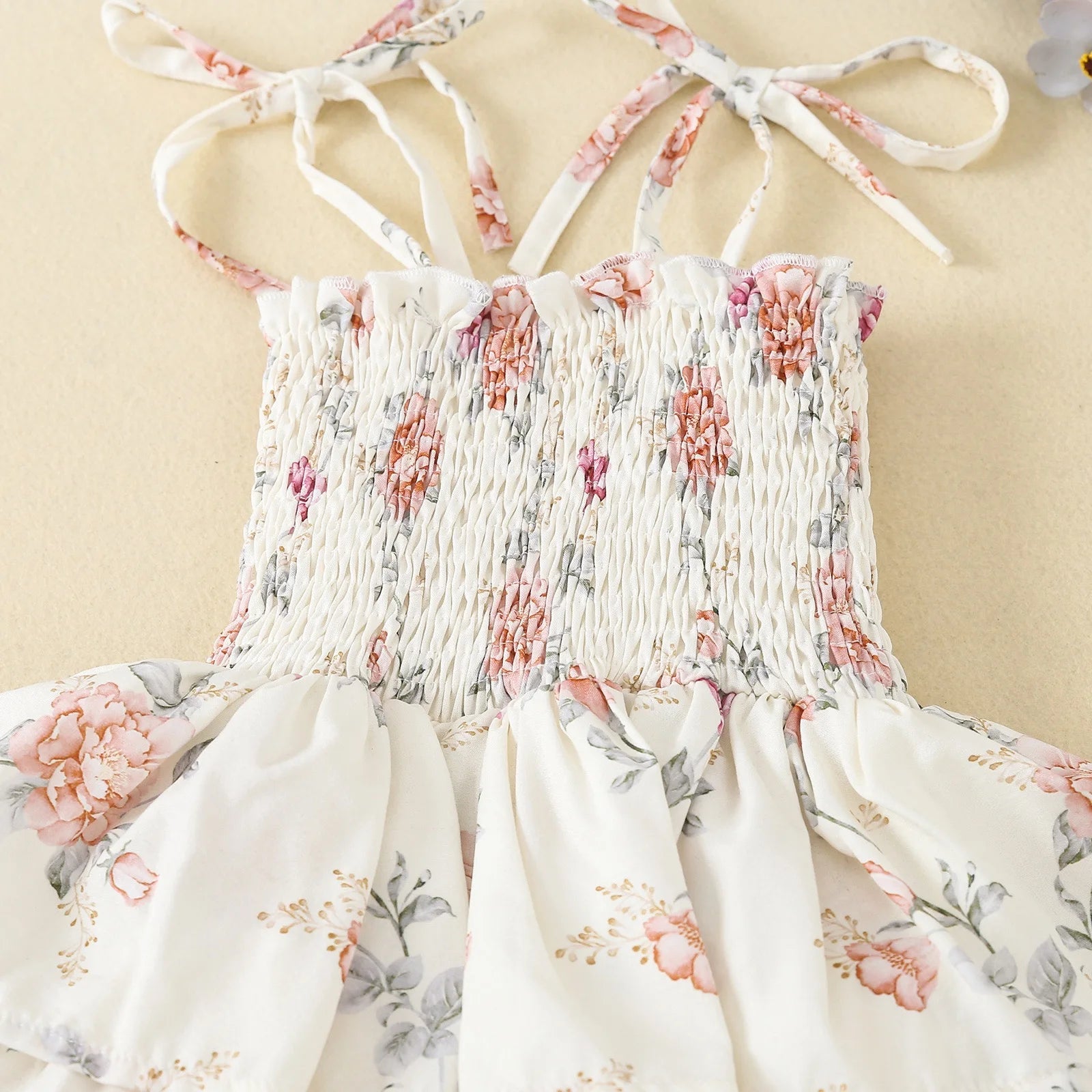 Tutu Floral Ruffle Romper