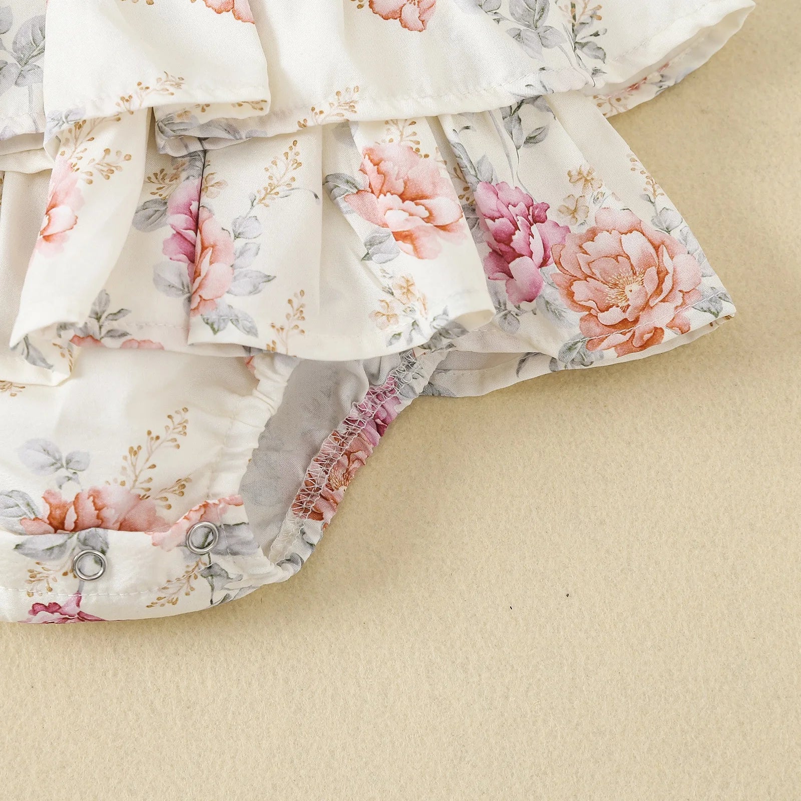 Tutu Floral Ruffle Romper
