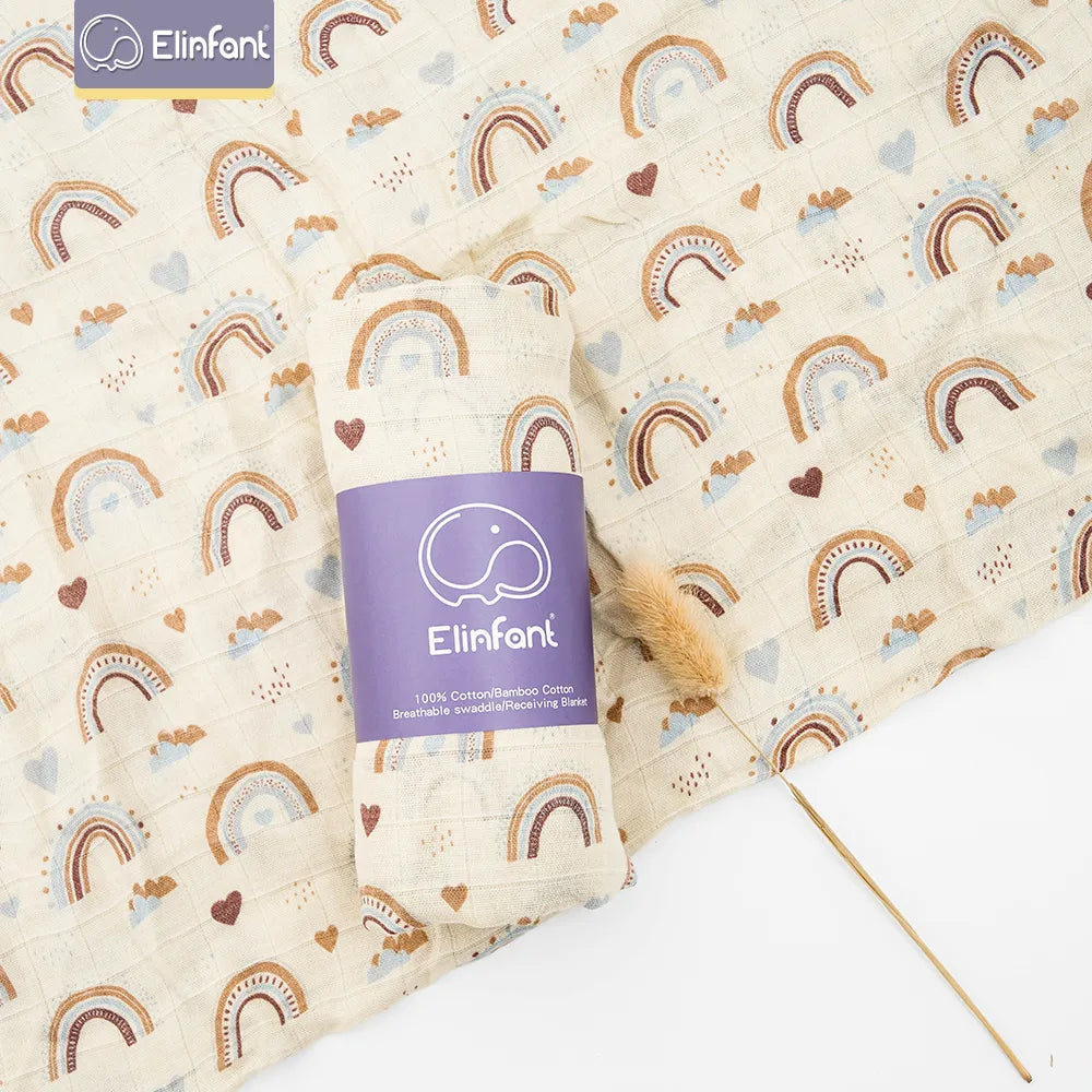 Bamboo Cotton Baby Muslin Swaddle Blanket