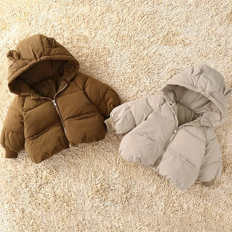 Teddy Hood Puffer Coat