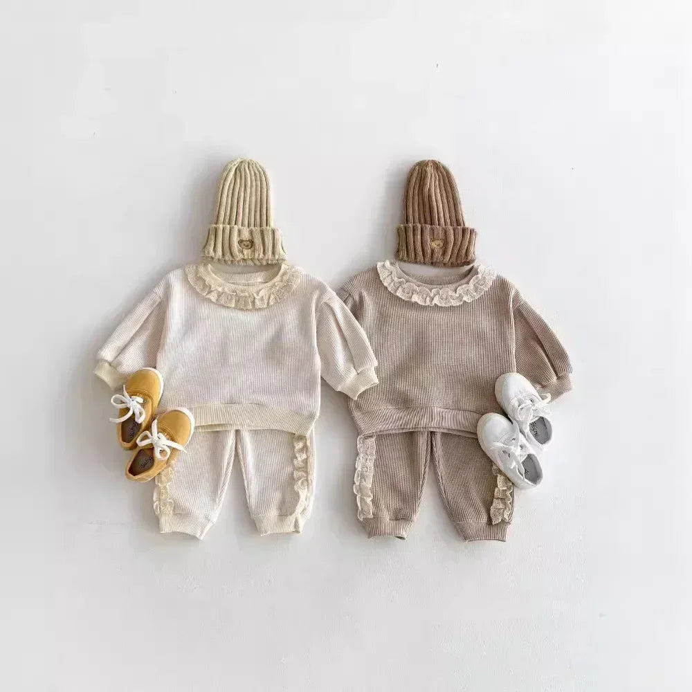 Lace Waffle Tracksuit