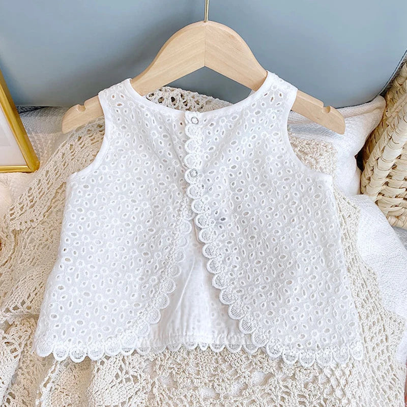 Open-Back Summer Top and Skort Set