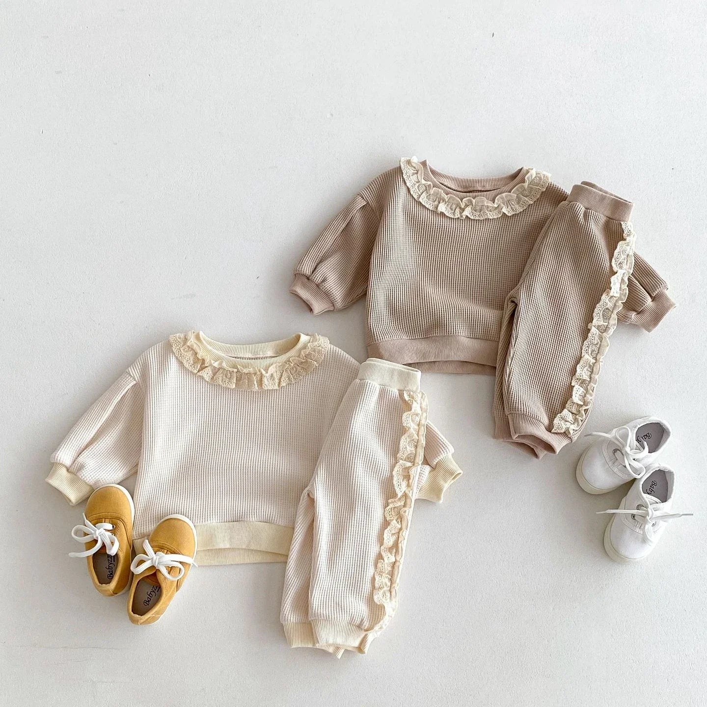 Lace Waffle Tracksuit