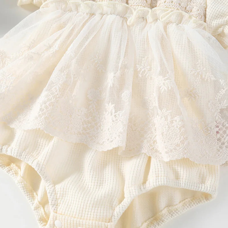Lace Tutu Romper Dress