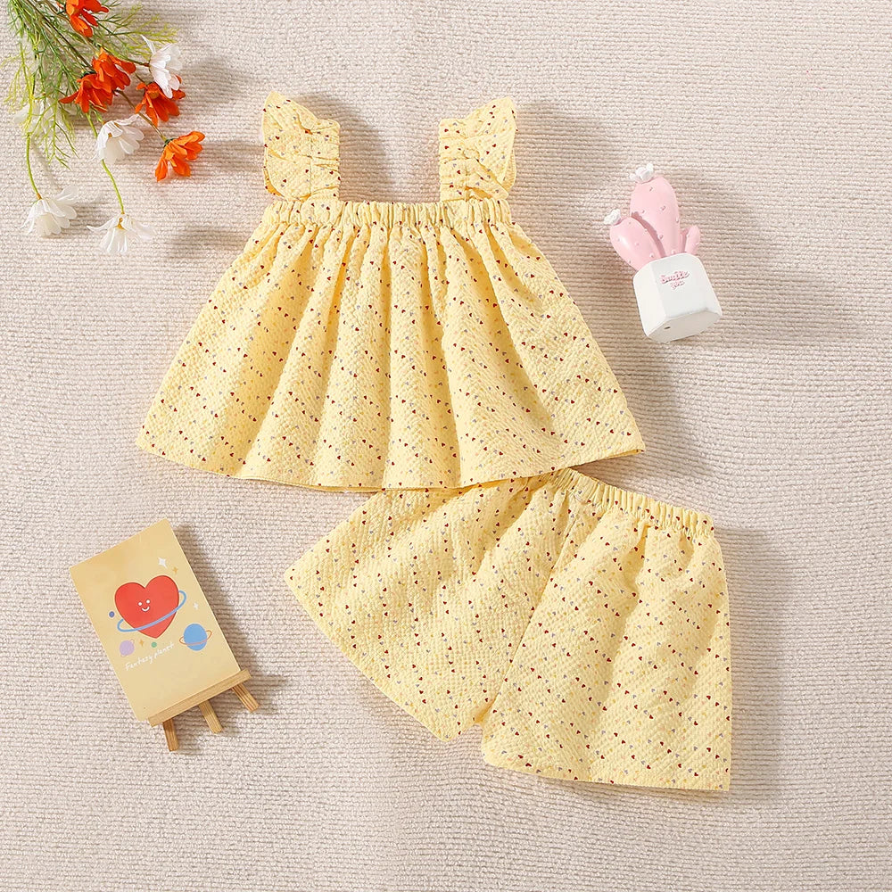 Love Polka Dot Two-Piece Set