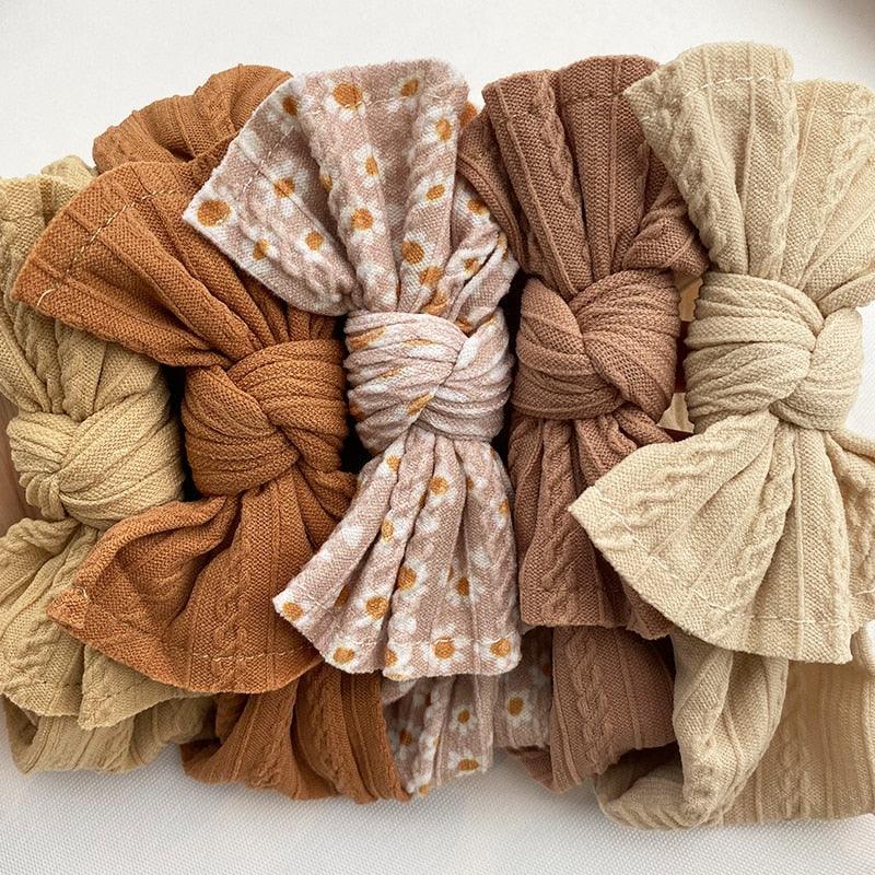 Baby Bow Knit Headbands - Belle Baby