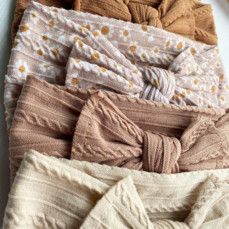 Baby Bow Knit Headbands - Belle Baby