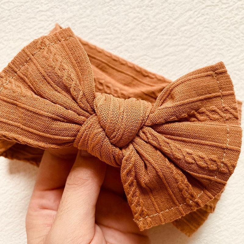 Baby Bow Knit Headbands - Belle Baby