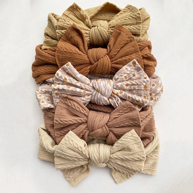 Baby Bow Knit Headbands - Belle Baby