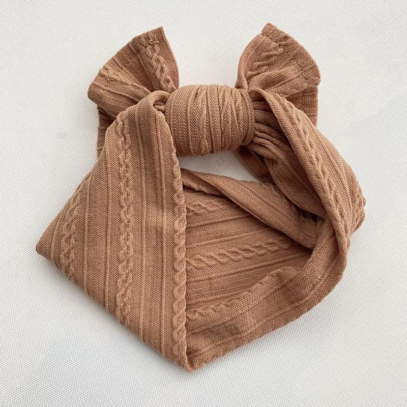 Baby Bow Knit Headbands - Belle Baby
