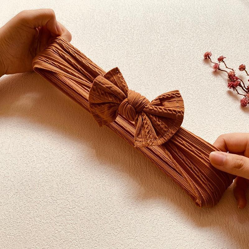 Baby Bow Knit Headbands - Belle Baby