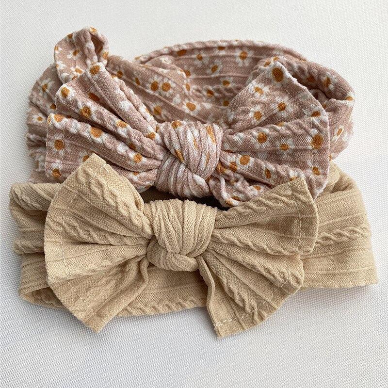 Baby Bow Knit Headbands - Belle Baby
