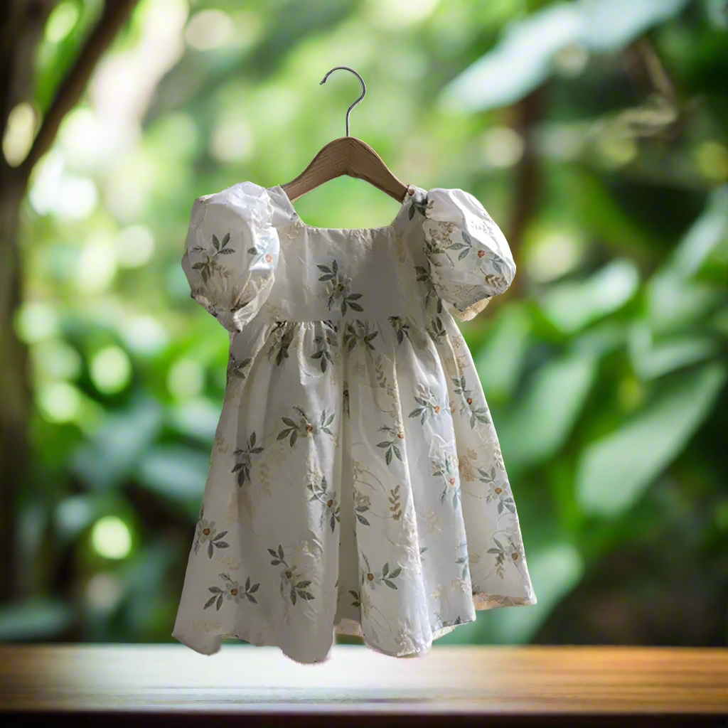 Puff Sleeve Floral Summer Dress