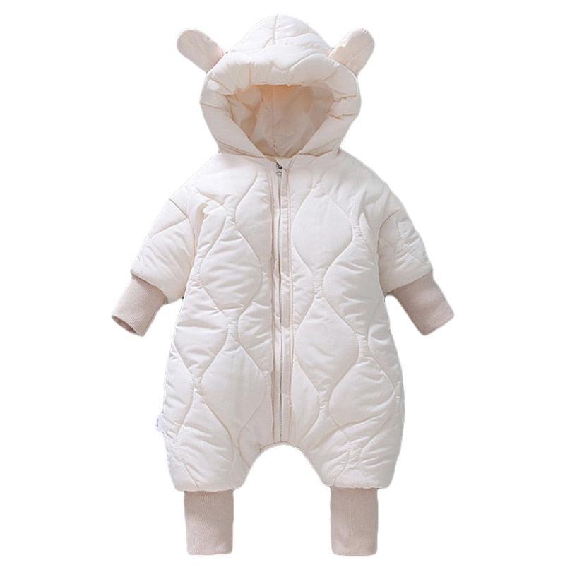 Bear Hood Winter Jumpsuit - Belle Baby