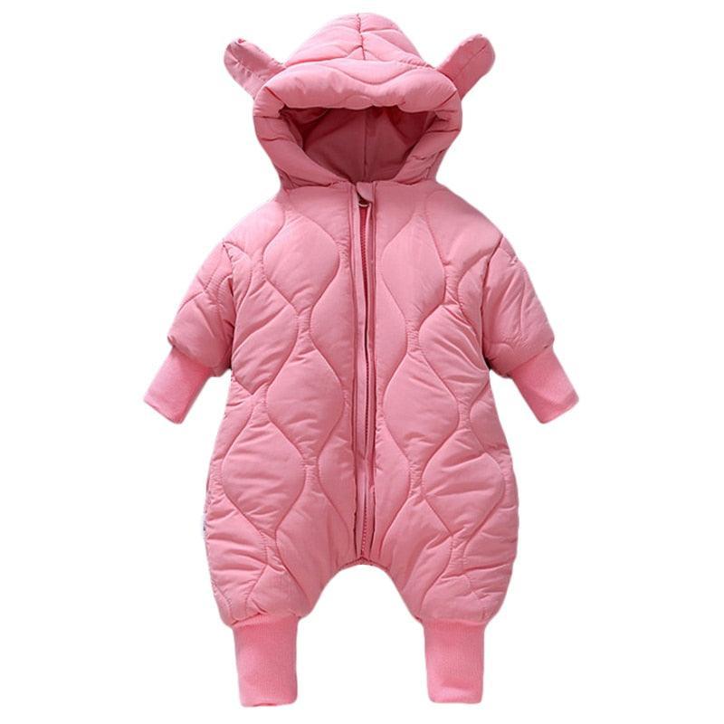 Bear Hood Winter Jumpsuit - Belle Baby