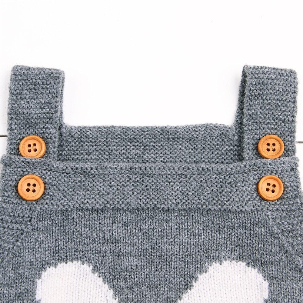 Bunny Knitted Romper - Belle Baby