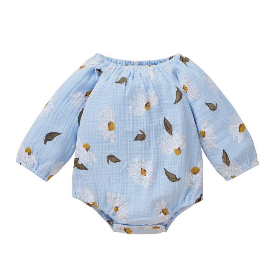 Daisy Blue Bodysuit - Belle Baby