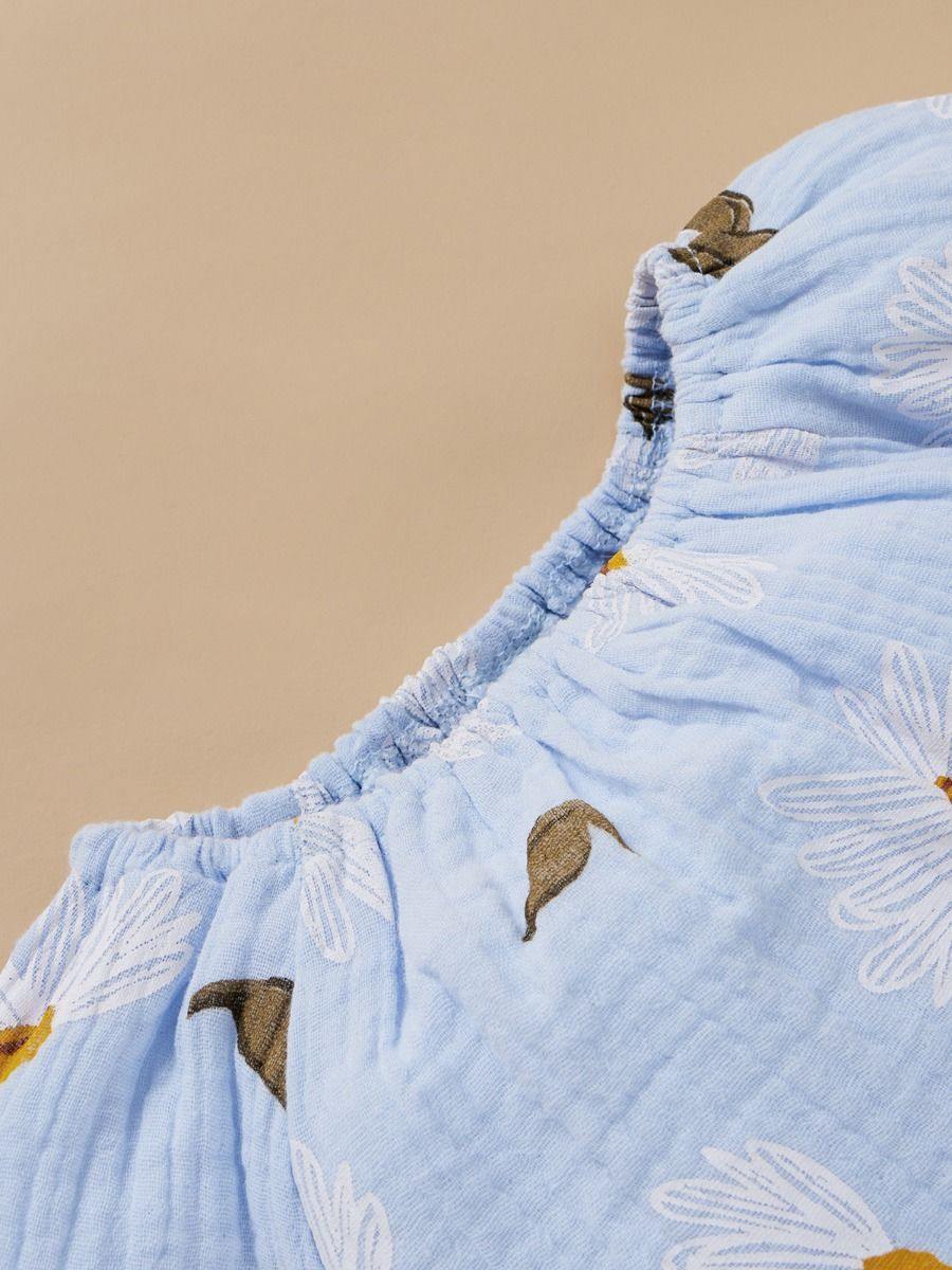 Daisy Blue Bodysuit - Belle Baby