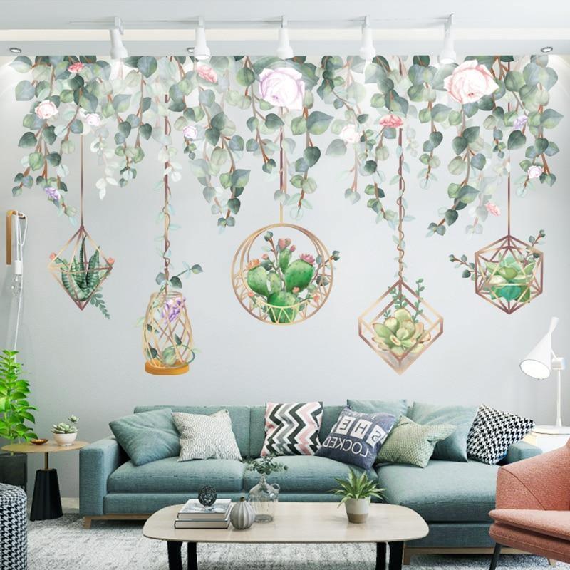 Elegant Hanging Garden Wall Sticker - Belle Baby