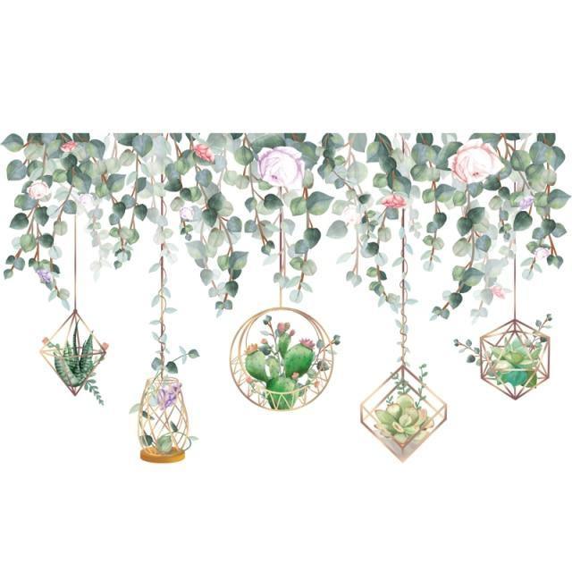 Elegant Hanging Garden Wall Sticker - Belle Baby