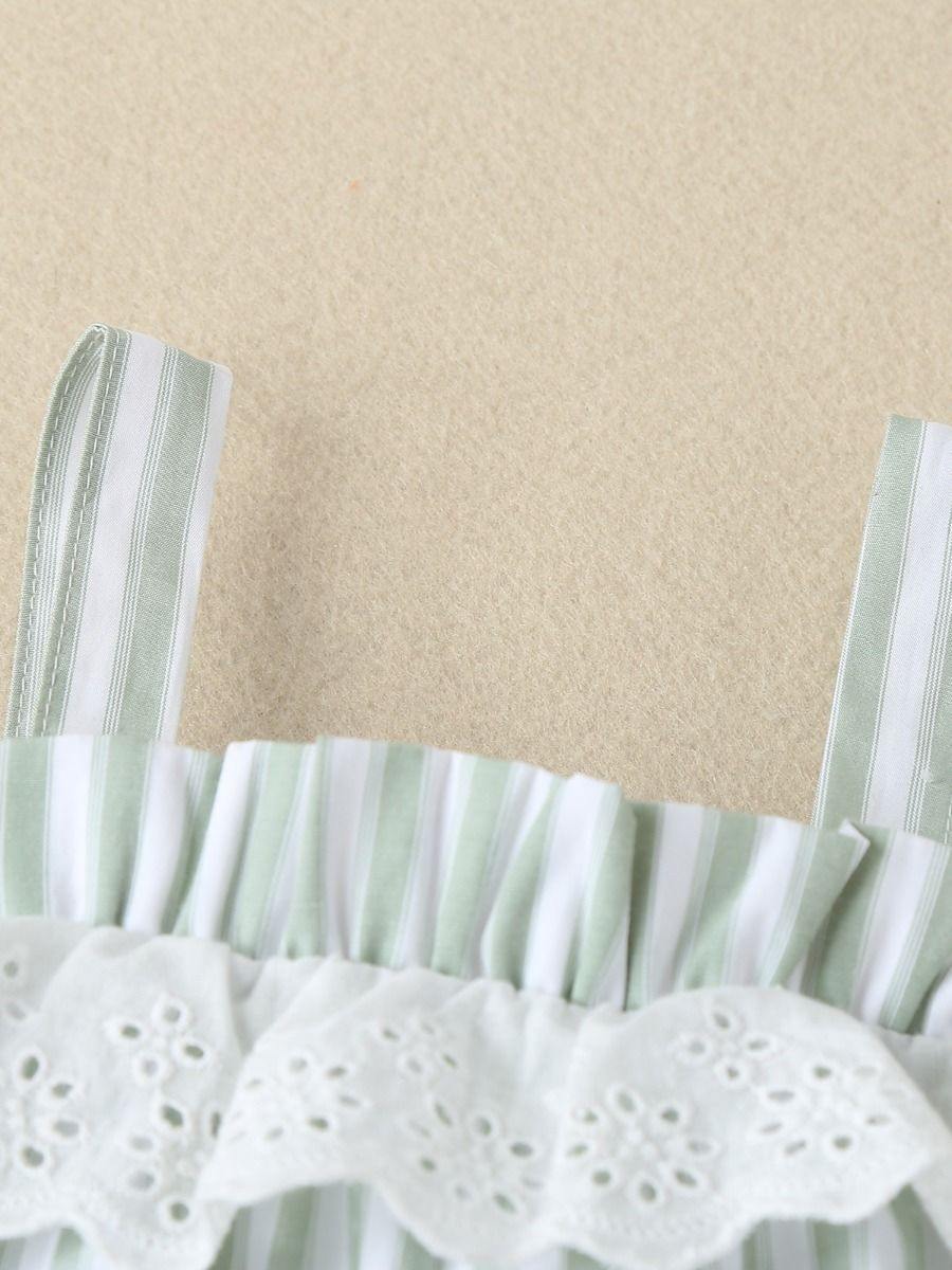 Elegant Stripped Romper - Belle Baby