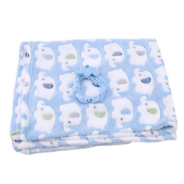 Elephant Fleece Blanket - Belle Baby