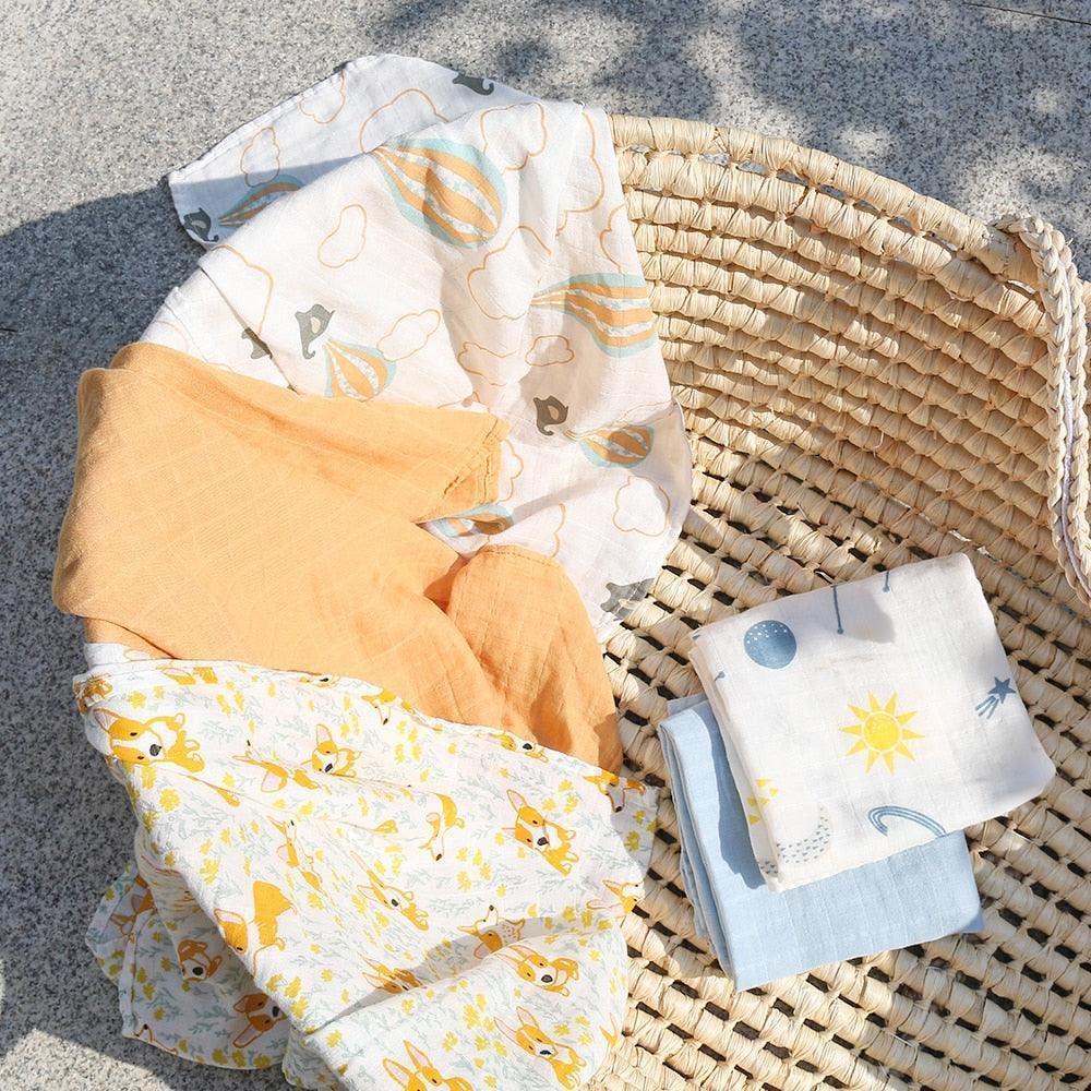 Five Funky Bamboo Blankets - Belle Baby