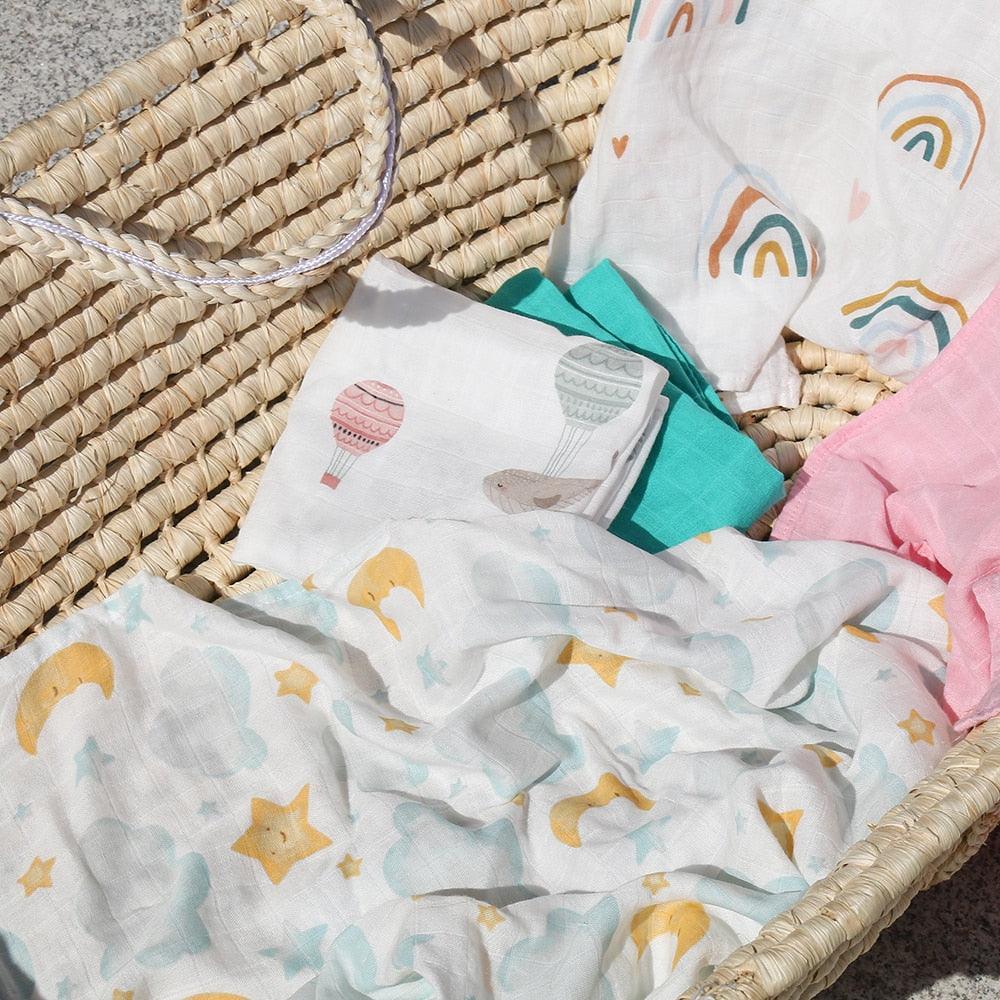 Five Funky Bamboo Blankets - Belle Baby