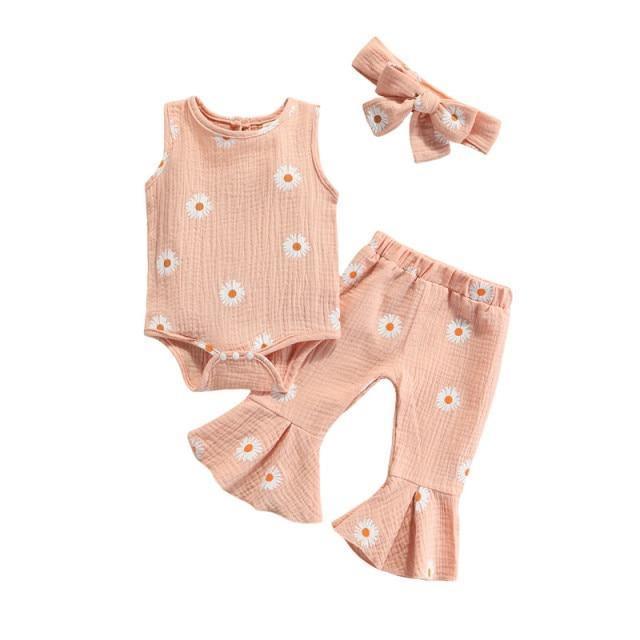 Flared Disco Daisy Set - Belle Baby