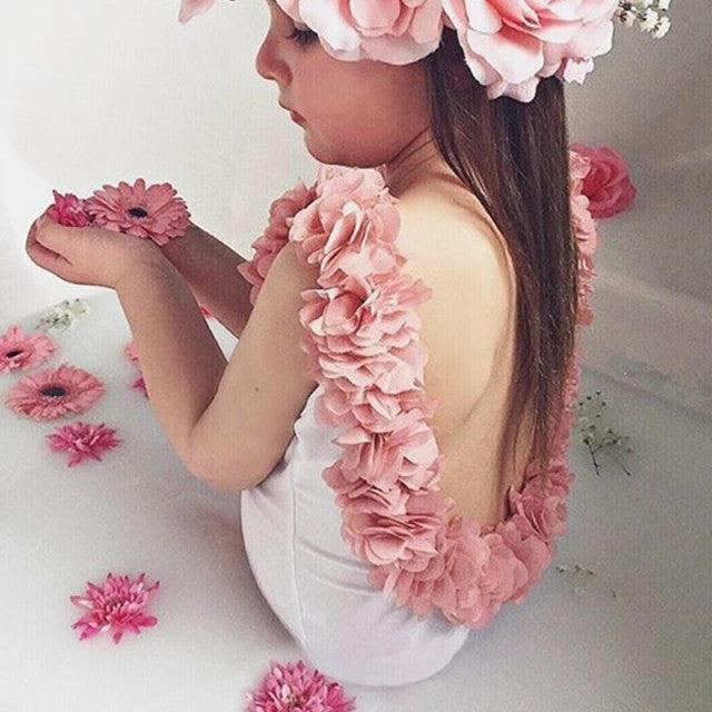 Floral Petal Swimsuit - Belle Baby