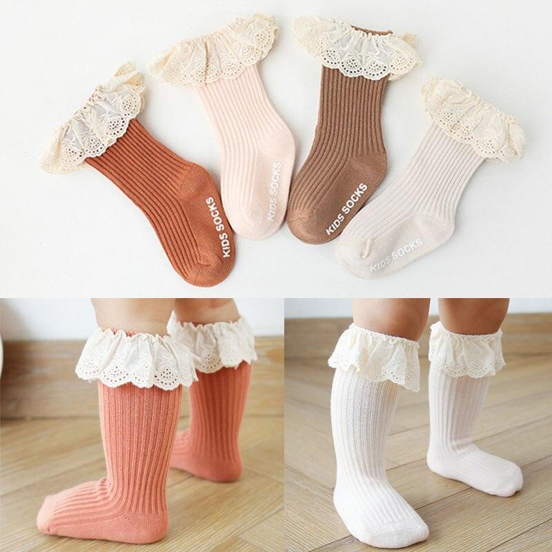 Frilled Lace Socks (two pairs) - Belle Baby