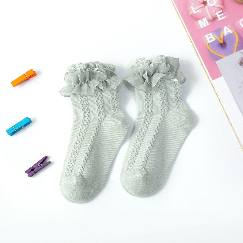 Frilly Tutu Socks (two pairs) - Belle Baby