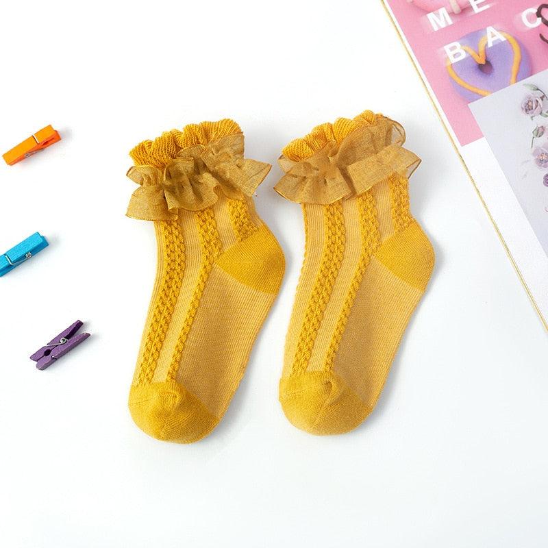 Frilly Tutu Socks (two pairs) - Belle Baby