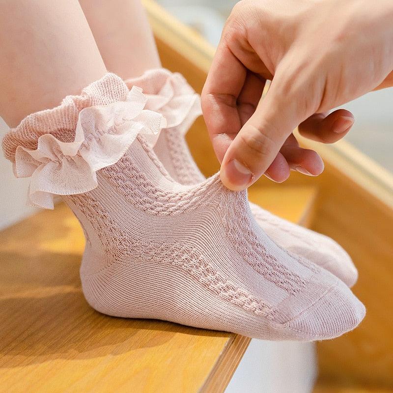 Frilly Tutu Socks (two pairs) - Belle Baby
