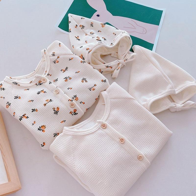 Knitted Onesie & Bonnet Set - Belle Baby
