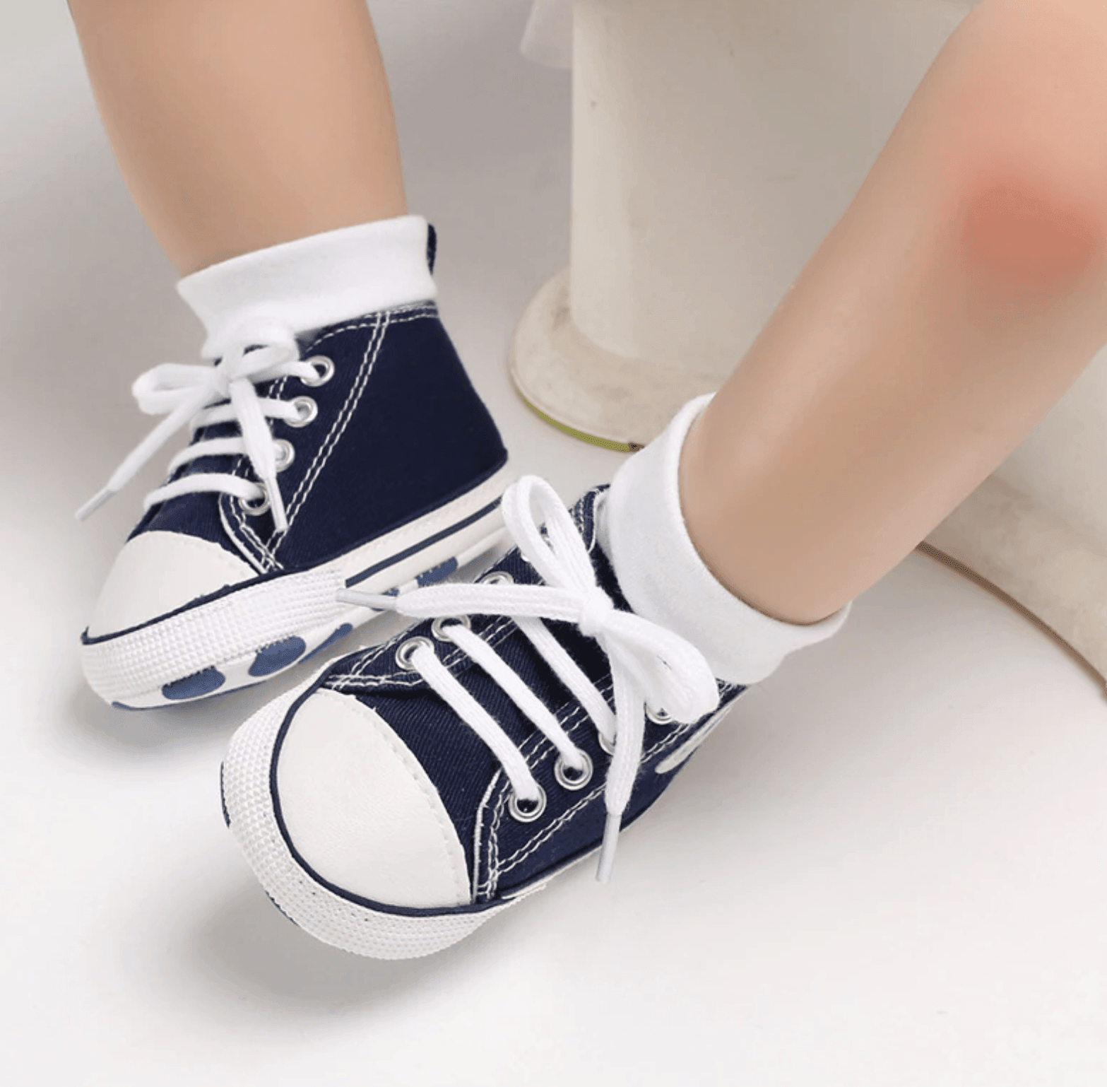 Lace Up Star Baby Shoes - Belle Baby